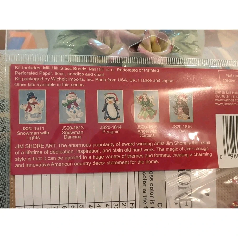 New Mill Hill Beaded Kit Jim Shore Angel With Lantern JS20-1612